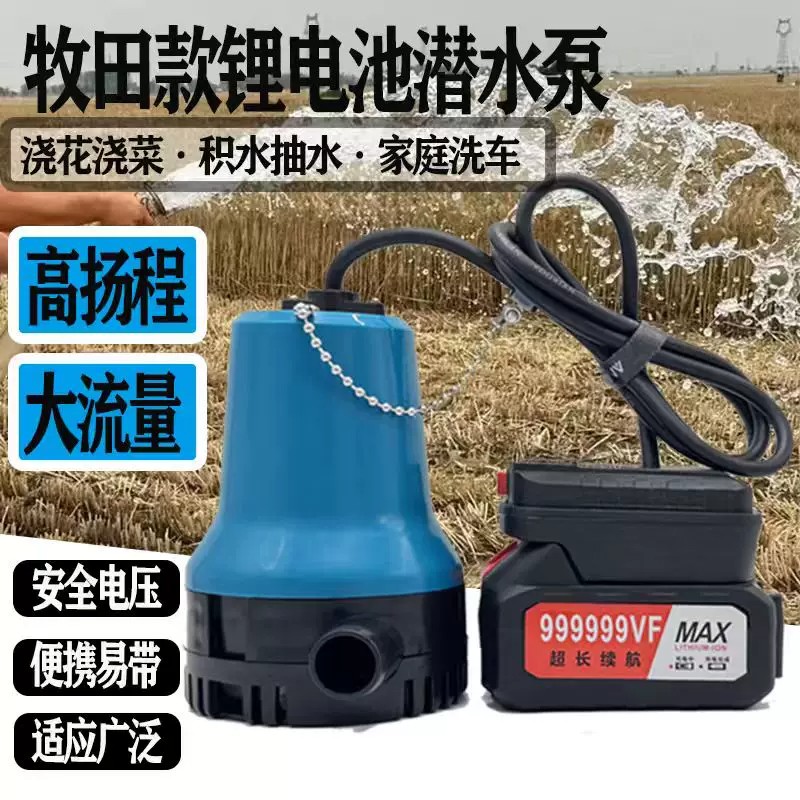 直流水泵12V24V微型水泵家用抽水机农用浇地小型潜水泵船用舱底泵