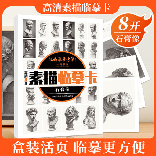 一线美誉素描临摹石膏头像