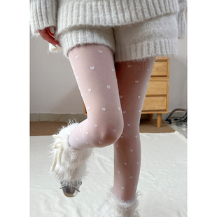 秋冬韩系性感 清透感…本年度最爱爱心波点白丝 没错 是我想要