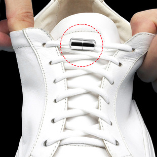 懒人鞋带免系松紧弹力免绑圆鞋带绳男女款儿童不用系固定器鞋带扣