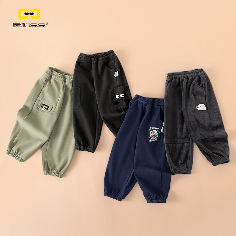 唐机豆豆2025秋季新款男童长裤