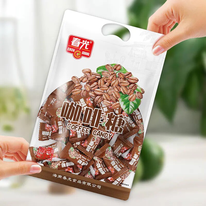 春光食品咖啡糖180g海南特产开袋即食休闲糖果