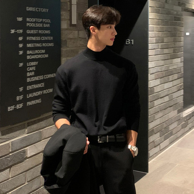 半高领毛衣韩版宽松顺丰空运包邮