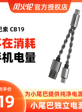 iBasso/艾巴索CB19小尾巴升级线单晶铜镀银飞傲乐彼山灵双TYPE-C