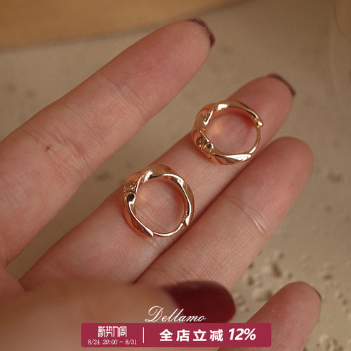 莫比乌斯环高级感耳圈