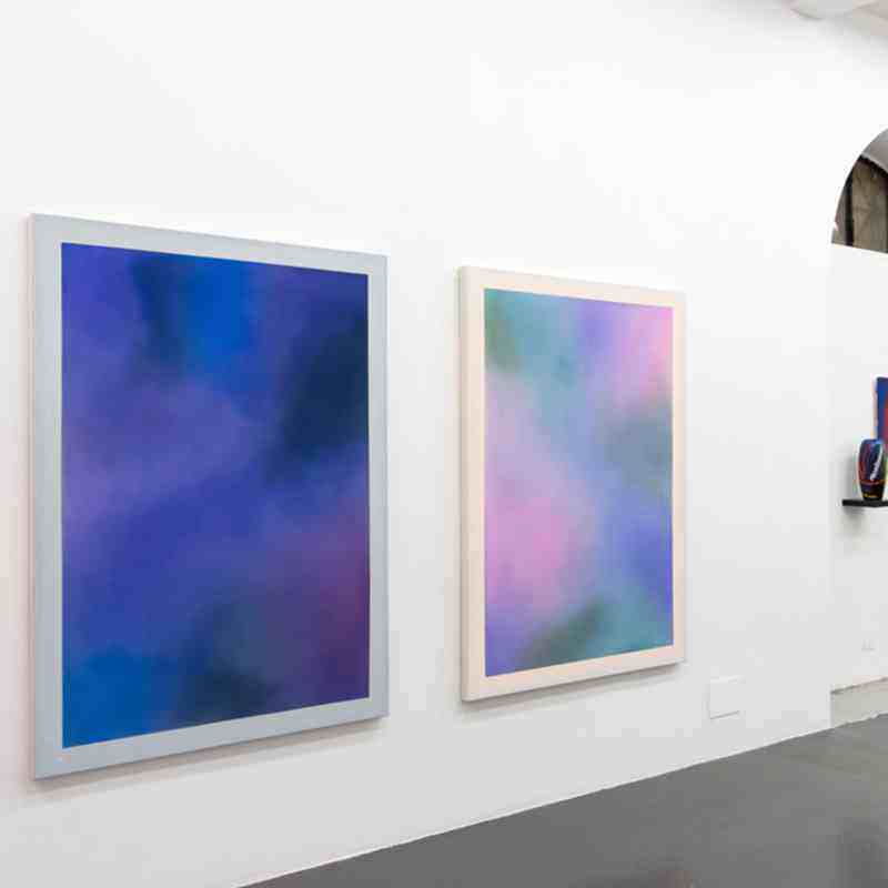 扎染抽象客厅装饰画个性沙发背景墙画大幅竖版玄关挂画艺术落地画