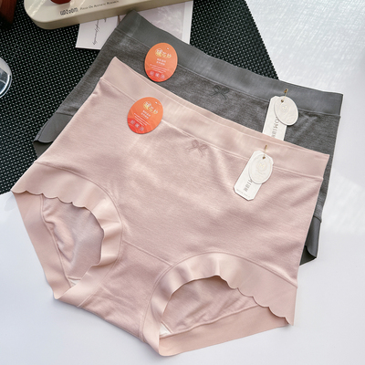 大码女士内裤秋冬磨毛蝴蝶结