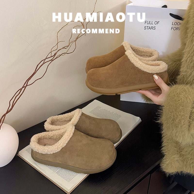 真牛皮巨好看的勃肯半拖鞋女2025