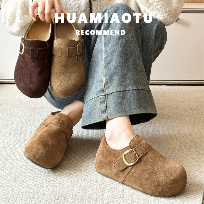 勃肯单鞋女加绒2025新款爆款秋冬