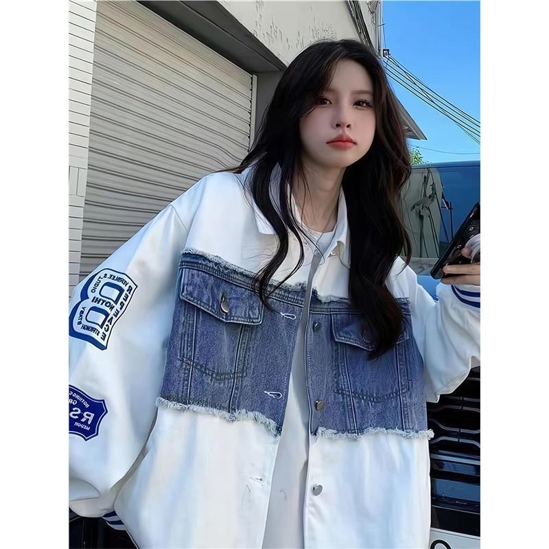 棒球服外套少女秋季2025新款初中高中学生美式复古穿搭夹克上衣潮
