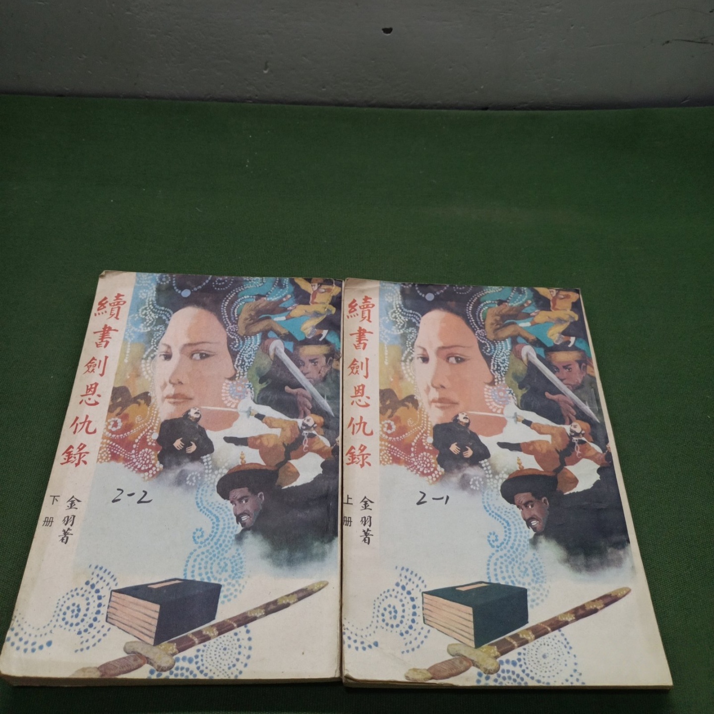 正版旧书 续书剑恩仇录（上下）金羽 著 四川文艺出版社