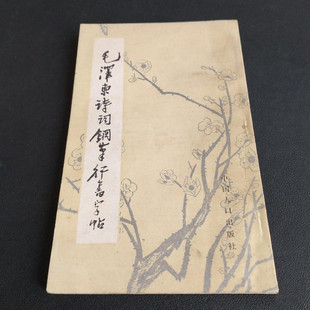 正版旧书书法字帖书籍 毛泽东诗词钢笔行书字帖 中国人口出版社