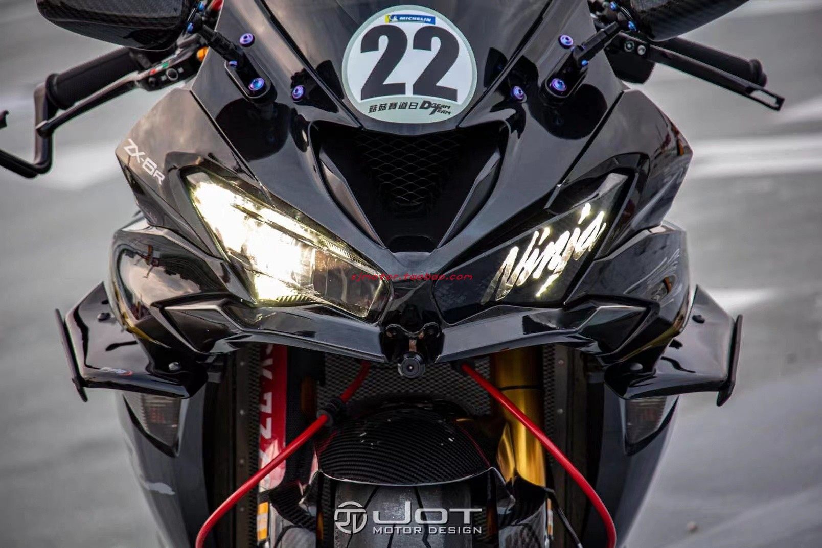 台湾GARUDA加路达 适用川崎ZX6R 636 改装前后金属刹车油管钢喉
