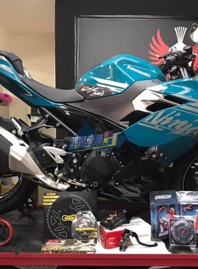 GARUDA加路达 适用川崎忍者NINJA400/Z 改装前后金属刹车油管钢喉