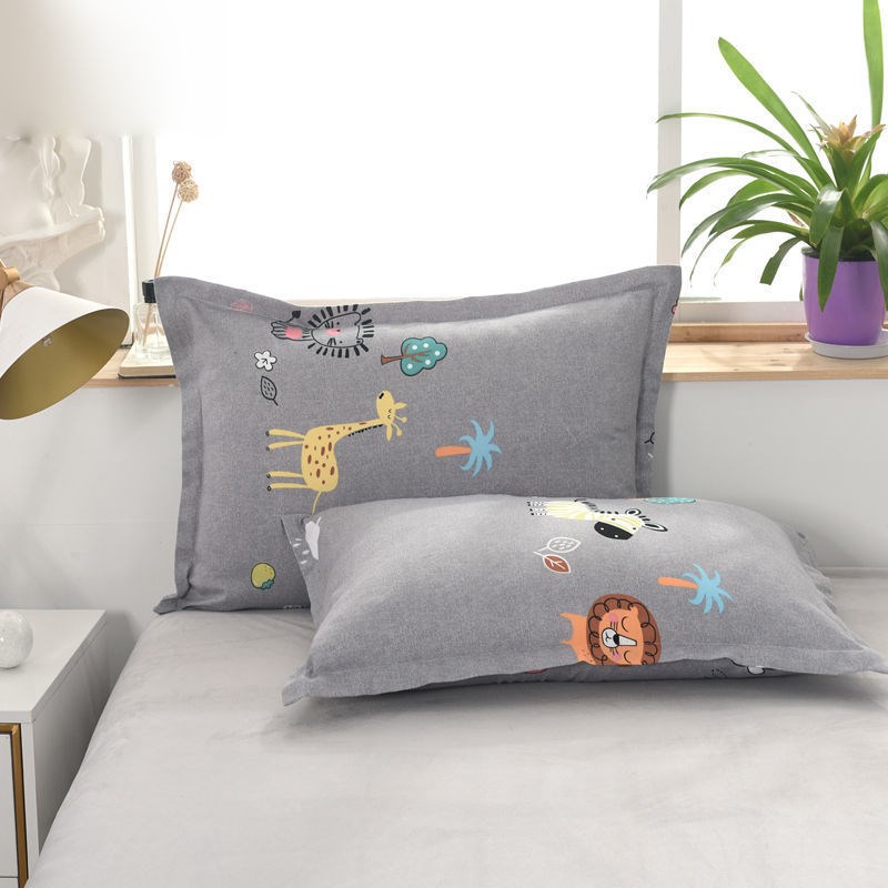 速发枕头套枕套40X60学套枕头装生装一对枕套一对芯枕头带枕套48X