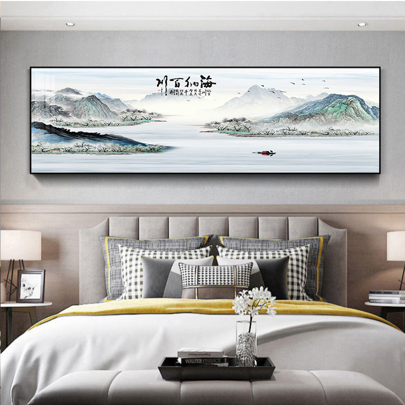 现代简约床头装饰画2026新款卧室主卧轻奢挂画客厅沙发背景墙壁画