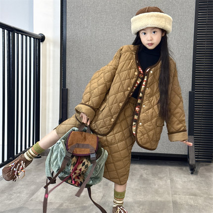 TOUKIDS儿童棉服女大童男童宝宝冬季棉衣外套2024新款洋气保暖