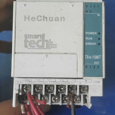 禾川HeChuan PLC 型号TX1S-10MT 正常