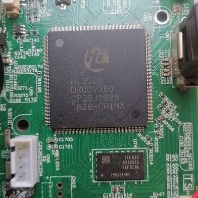 拆机Hi3520DRQCV300安防监控板一块 带K4B2G