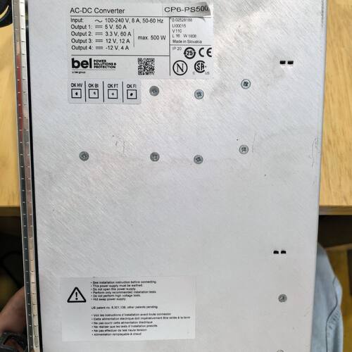 bel CP6?PS500 CPCI工控机架电源 500W进