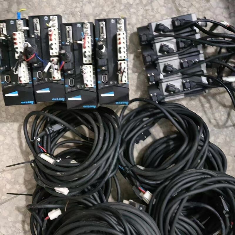 乐创伺服驱动器+电机(刹车)+连接线 九成新 功能正常 有4图片