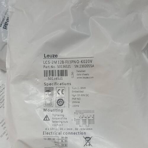 劳易测Leuze传感器 50136521 LCS-2M12B