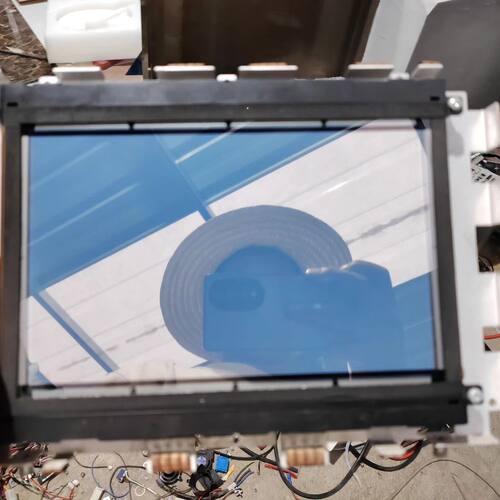 SHARP LJ64H034 工业EL显示屏 拆机件 带玻璃