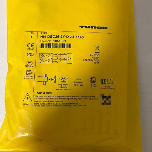 图尔克接近开关  turck    型号 NI4-DSC26