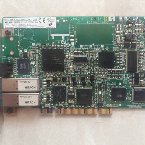 光纤通讯卡Q80BD-J71GP21-SX 图片为实物！