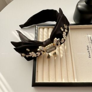 重工发箍女新款蝴蝶结头饰高级感女士高端轻奢发卡气质高颅顶头箍
