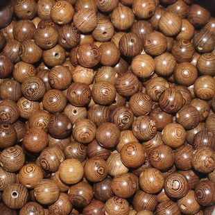 一斤装鸡翅木正宗天然檀木小叶手串紫檀黄花梨佛珠男女念珠文玩