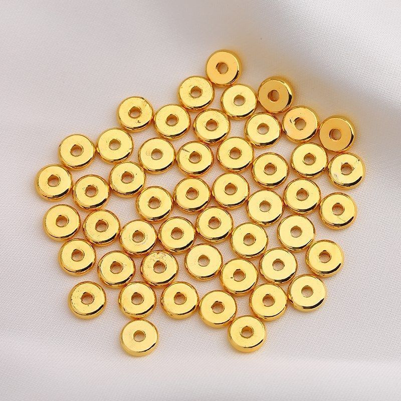 5mm金隔片隔珠扁片散珠手