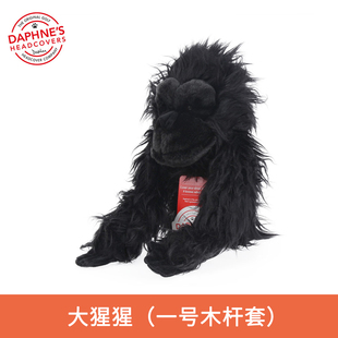 美国Daphne'S高尔夫球杆头套黑猩猩动物杆套一号木发球木杆套新品