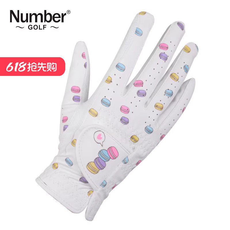 Number高尔夫球手套女夏季防滑耐磨透气女士手套防晒轻薄双手套
