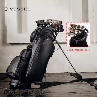 VESSEL2025年高尔夫球包PlayerVPro支架包男女7格9寸可搭配铁杆架