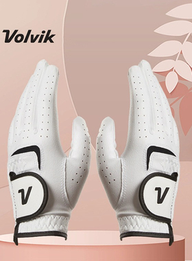 沃维克高尔夫球手套女士双手VBCB合成皮舒适防滑耐磨护手腕新品