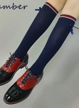 Number高尔夫球袜女子长筒运动棉袜NSS-2303黑色灰色蓝色