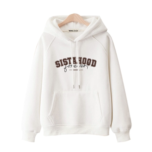 宽松美式 薄款 加绒套头外套秋冬 2025新款 100%连帽卫衣女秋冬季