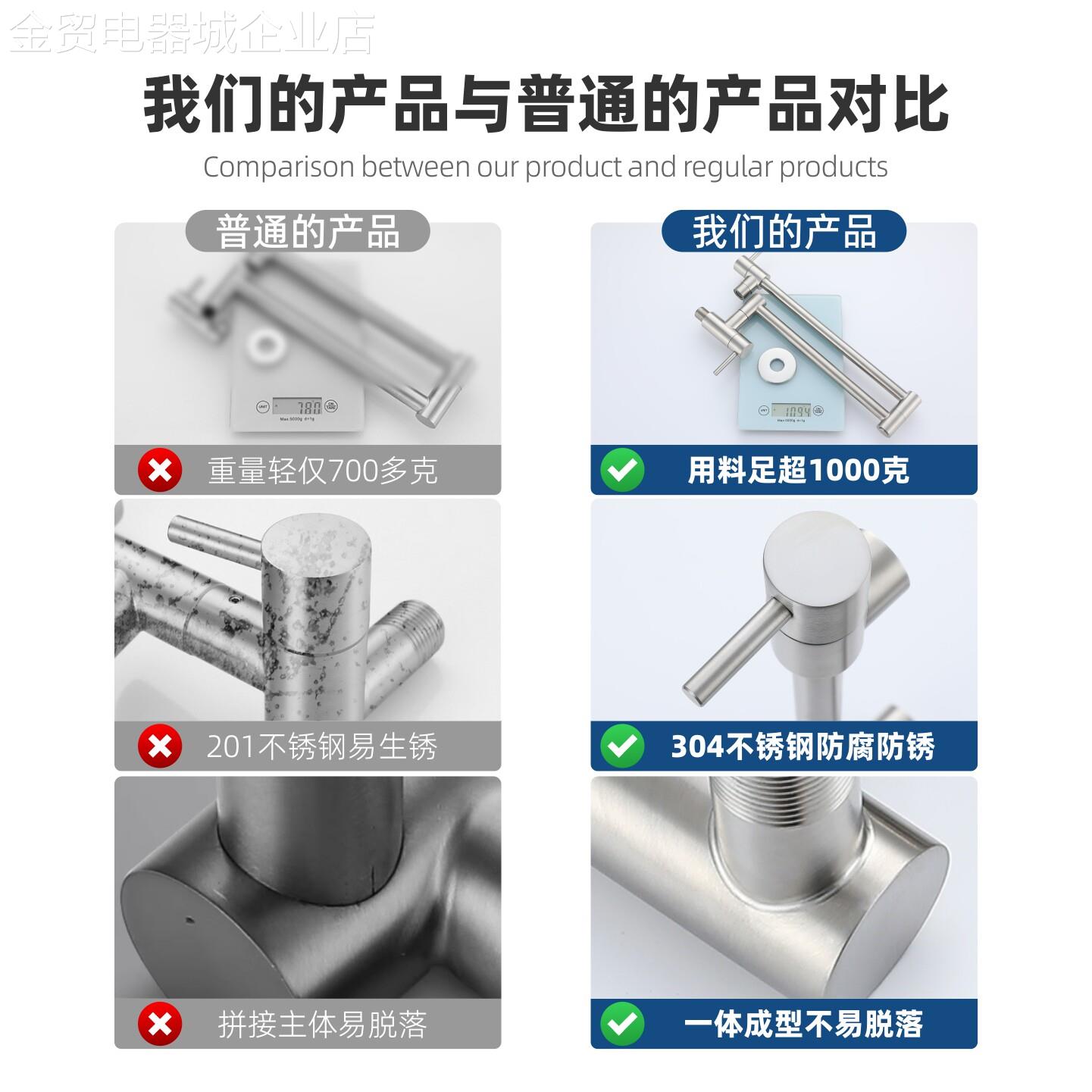 通用型家用折叠不锈钢水龙槽头灶台房伸缩拉伸延加洗长菜水厨洗碗