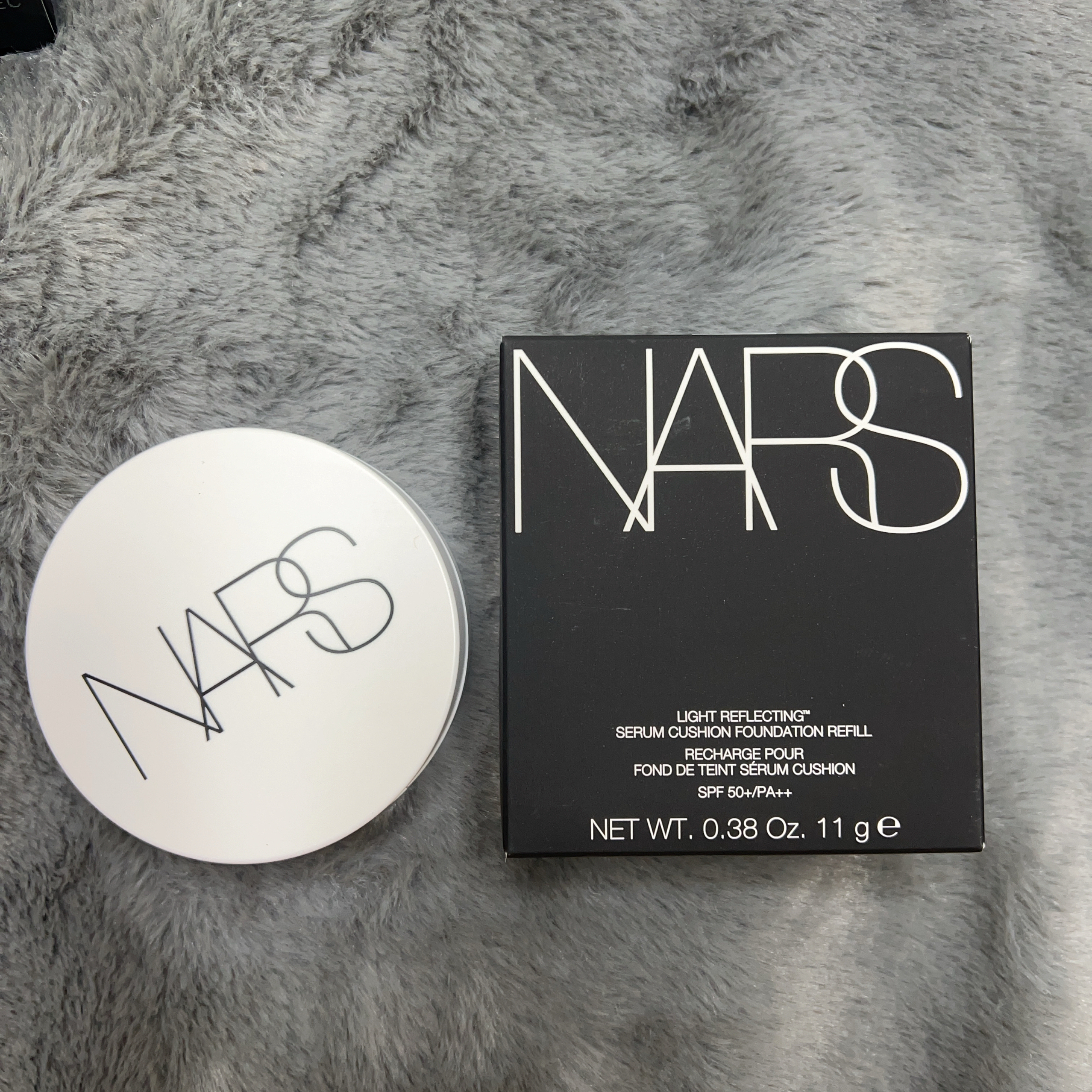 NARS纳斯流光美肌小白圆盒超水光气垫粉底液水润光泽保湿养肤遮瑕