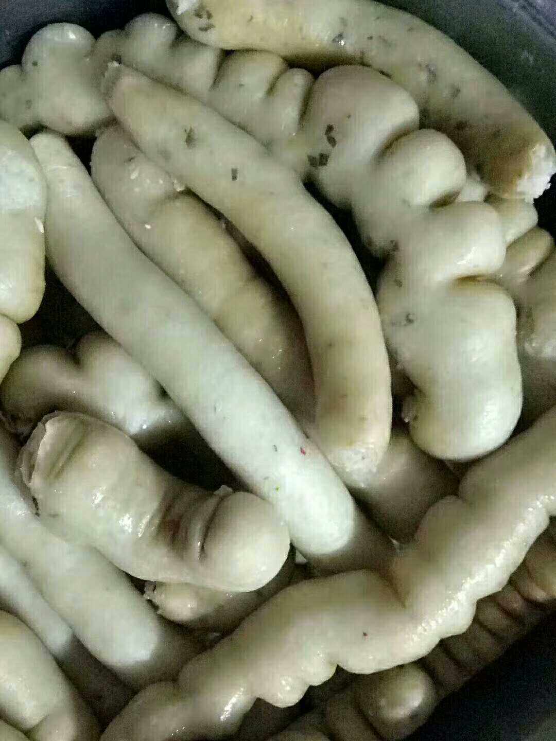 手工糯米农户自制手工灌肠原味猪大肠25元一斤糯米肠5斤包邮发货