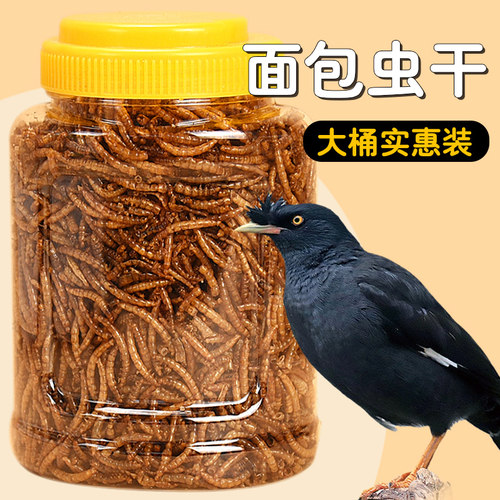 八哥鸟食饲料零食面 面包虫干豪华套餐八哥鹦鹉鸟粮用品瓜子八哥