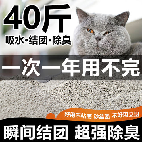 柠檬小米猫砂包邮10公斤除臭猫