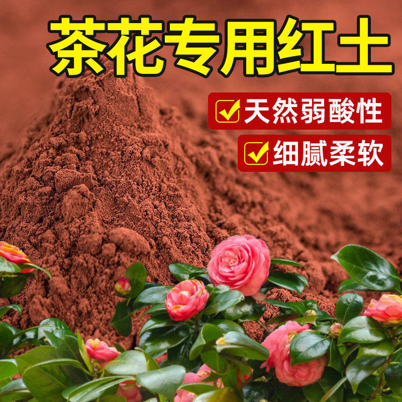 茶花专用酸性红土云南营养天然种植土壤阳台盆栽种花土园艺花卉土