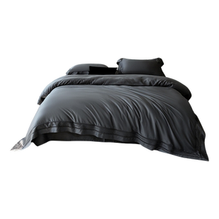 本初100s全棉防螨四件套轻奢高级感简约被套床单纯棉床上用品套件