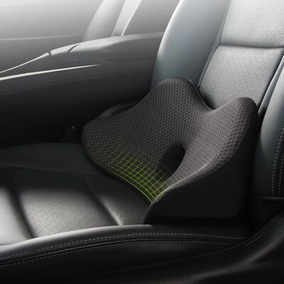 Ergonomic Car Lumbar Support Pillow - Memory Foam Lower Back