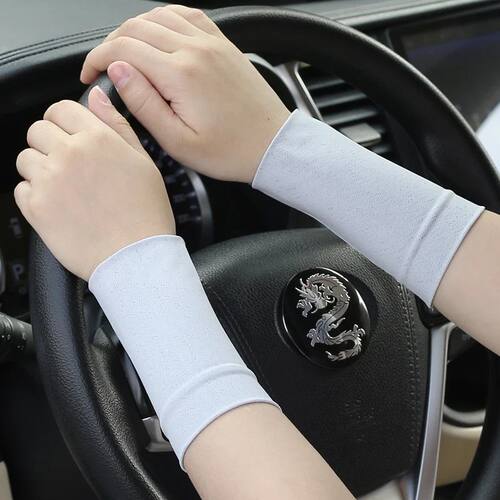 Summer men's thin ice silk wrist guard outdoor sports fitnes