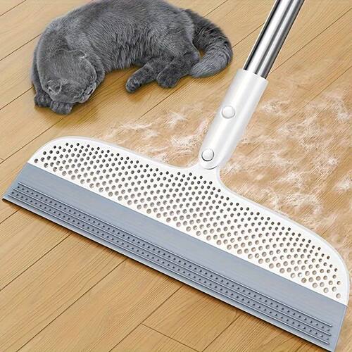 Magic broom with detachable head and double-sided silicone s