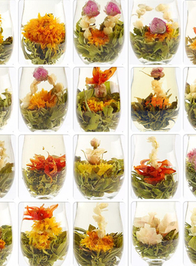10pcs Art Flowers tea blooming tea 10 kinds of bloom flower