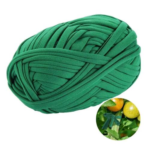 1pc Green Garden Rope Cloth Strip Plant Support Tie Used For